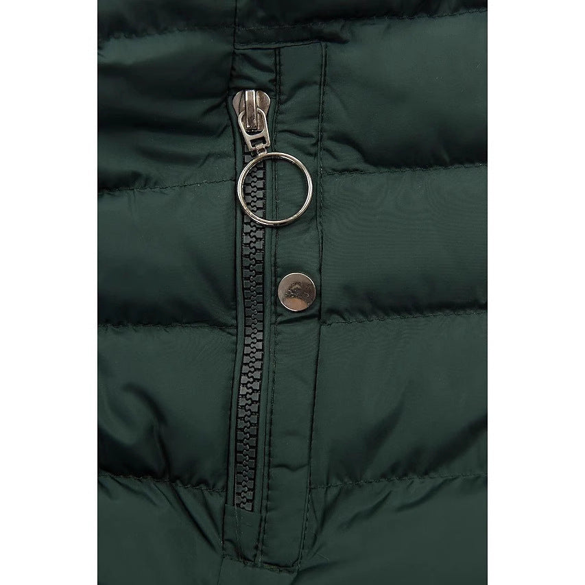 Slim-Fit Cotton Padded Hooded Jacket